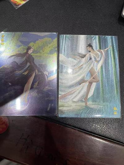 寸草不生拍卖 第十四期  - 轩辕春秋 三国妹卡2张 甄宓+步练师