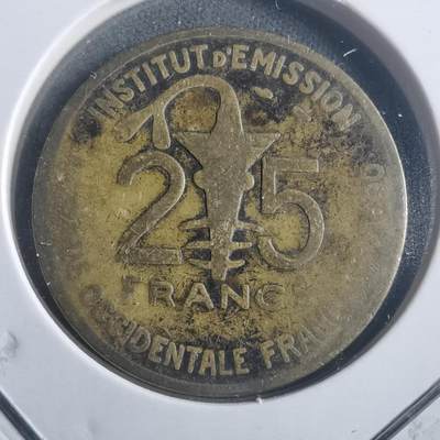 沼泽如烟--第904场 - 西非1957年25法郎