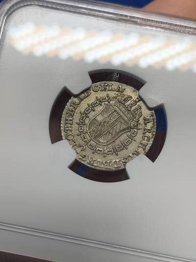 《竞宝斋》第438场 周日，周一，周二 3场连拍 （全场包邮） NGC AU55 奥属尼德兰 1789年 10L 银币 双面深打 品种不可错过