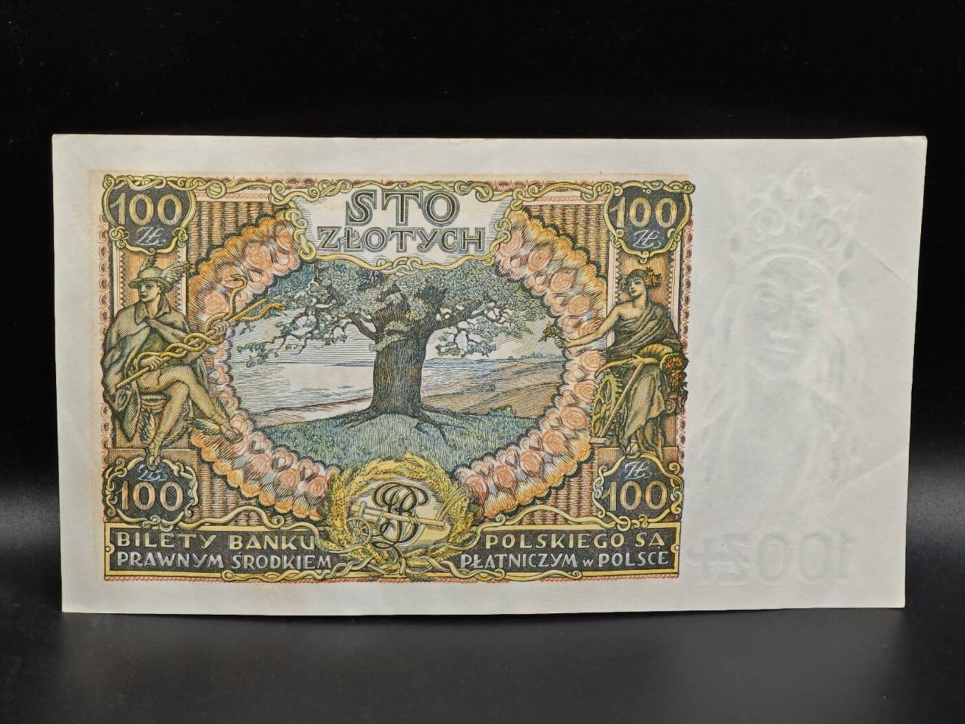 【淘币小摊】限时拍第八百拍  纸币场  满百包邮可预留两周  周一统一发货  波兰1934年100兹罗提