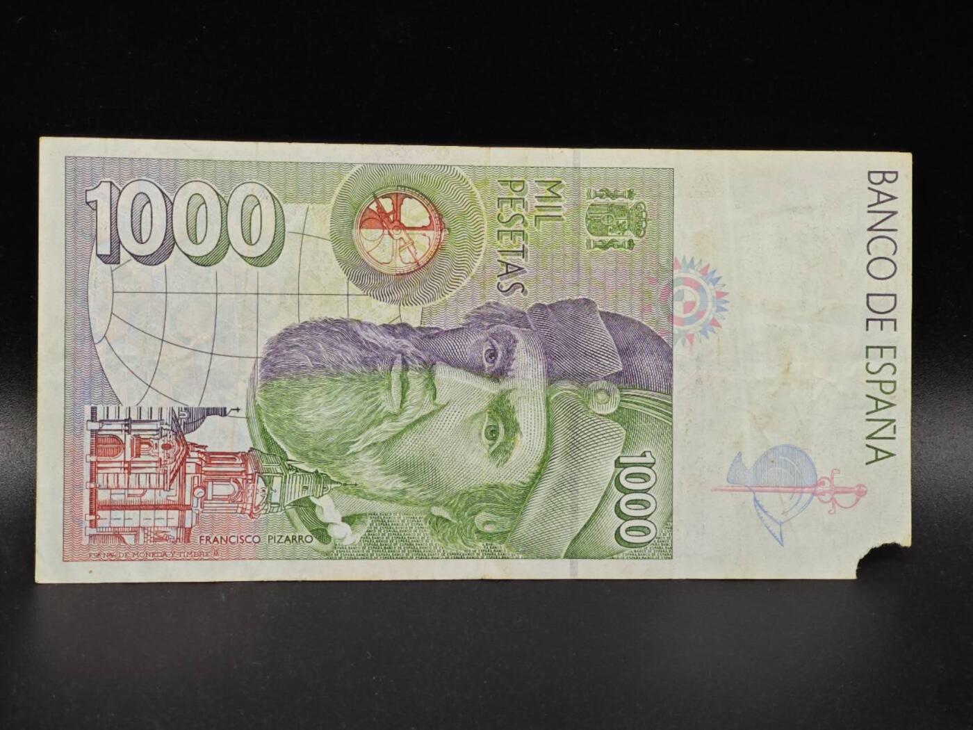 【淘币小摊】限时拍第八百拍  纸币场  满百包邮可预留两周  周一统一发货  西班牙1992年1000比赛塔