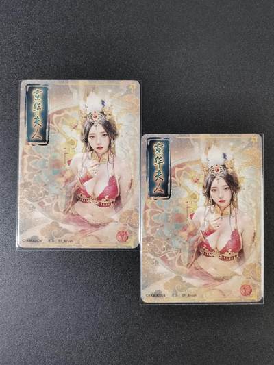 NO.15 好又多金牌大场，双11狂欢继续！每周一站式配齐，方便凑单！（周6晚8点截拍，卖家送拍0抽成！） - （人间传第9弹）燎原人间传 刷子 第9弹宣华夫人 双服饰一对——幻彩普卡工艺