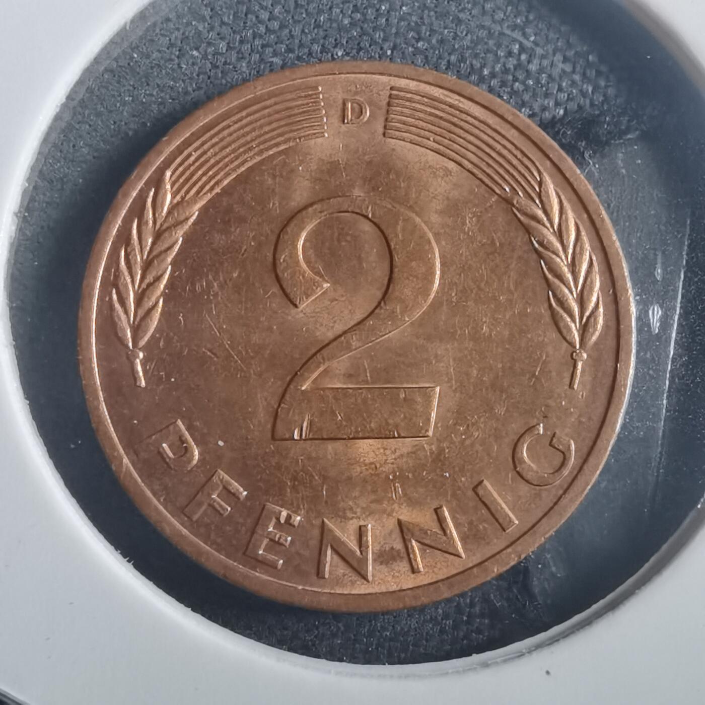 沼泽如烟--第904场 德国1983年2芬尼