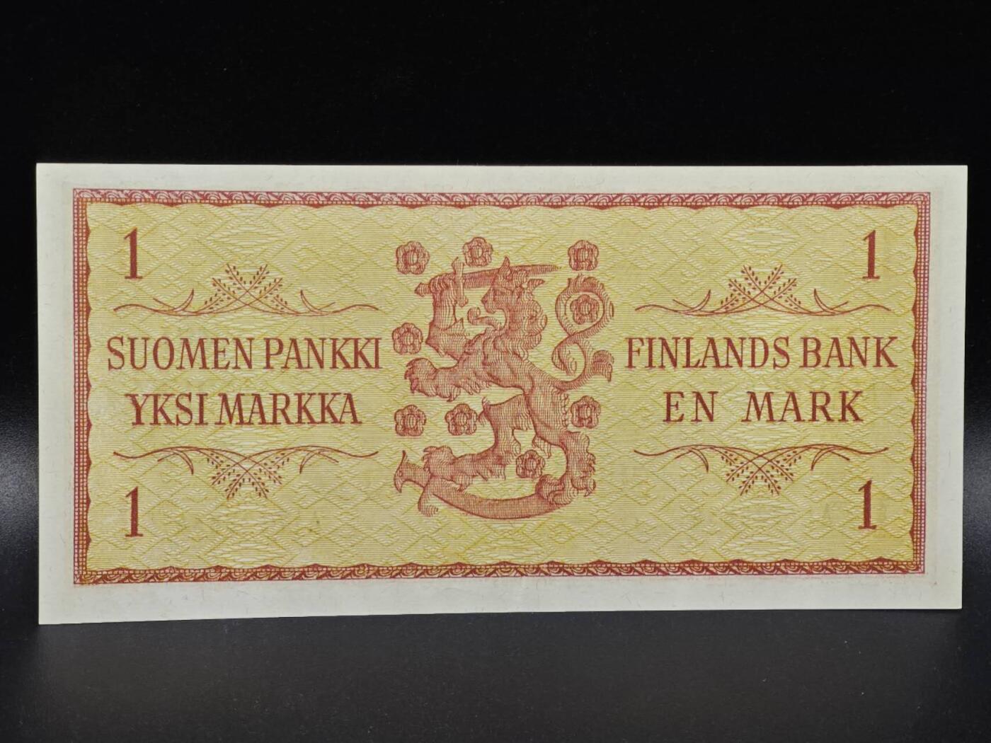 【淘币小摊】限时拍第八百拍  纸币场  满百包邮可预留两周  周一统一发货  芬兰1963年1马克