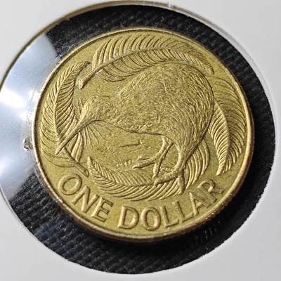 KK钱币收藏小铺  第371场  2月预留时间 周末发货 -  新西兰1元