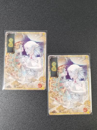 NO.15 好又多金牌大场，双11狂欢继续！每周一站式配齐，方便凑单！（周6晚8点截拍，卖家送拍0抽成！） - （妖姬传第26弹）燎原妖姬传 刷子 第26弹雪妖 双服饰一对——幻彩普卡工艺