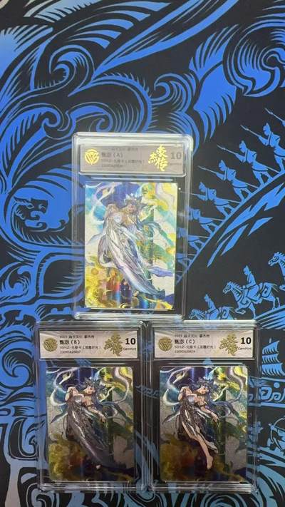 寸草不生拍卖 第十四期  - 2025焱卡文化 豪杰传 甄宓 兑换 浮雕折光 ABC 10g