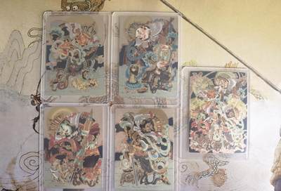 奇趣收藏卡牌拍卖第25场 - 山河潮玩协会 心染 四大天王+合照，共5张粗闪，全新覆膜卡夹卡膜保护