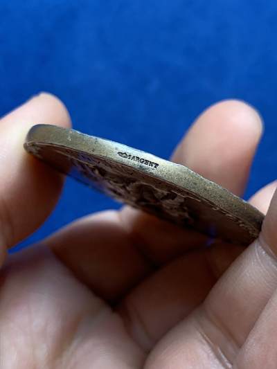 《竞宝斋》第438场 周日，周一，周二 3场连拍 （全场包邮） 国家教育银章 丰饶角1银标 43.6克 44.8mm