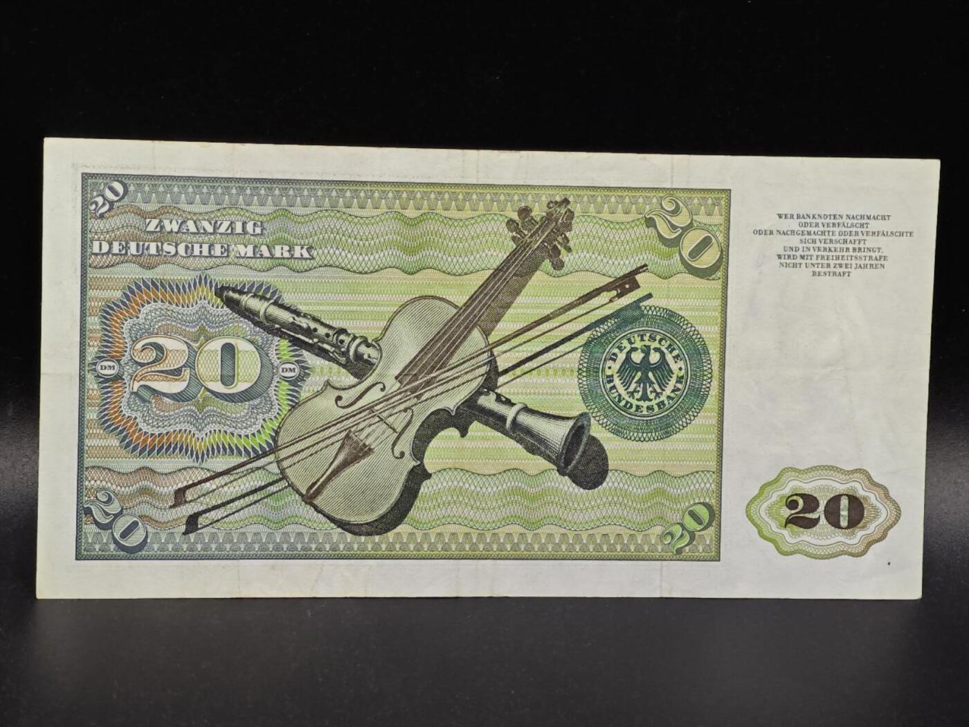 【淘币小摊】限时拍第八百拍  纸币场  满百包邮可预留两周  周一统一发货  德国1970年20马克