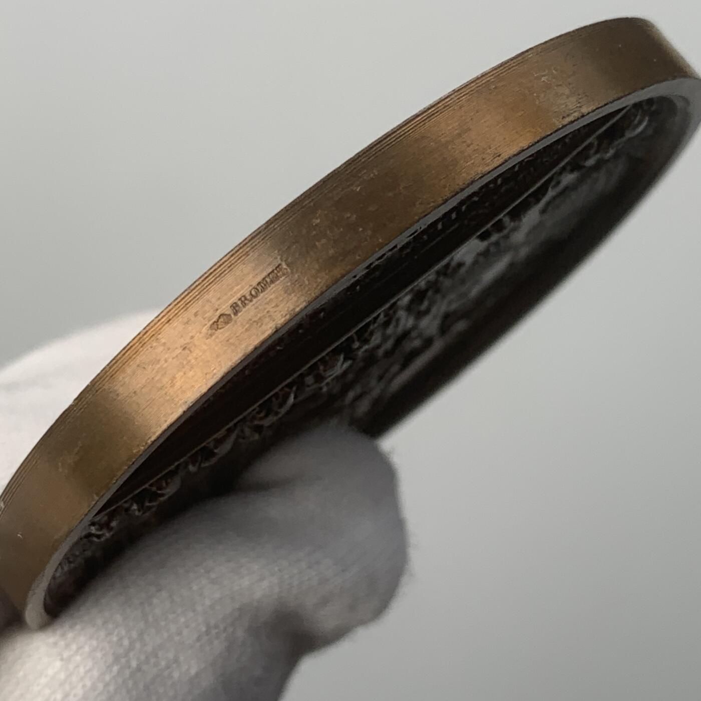 掌中浮雕-藏着的欧洲第042场 1840年拿破仑灵柩回归巴黎纪念铜章，59mm，丰饶角边铭