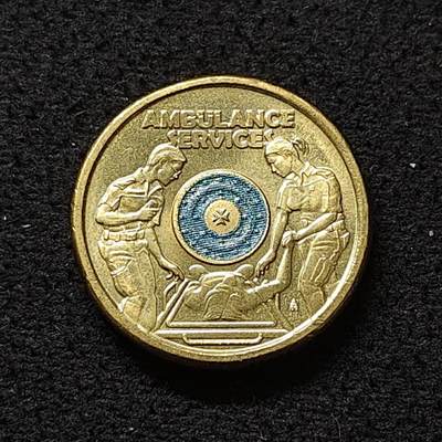 【全场包邮】纯粹捡漏拍478场（免费代拍第15场） - 澳大利亚2021年2元急救医疗彩色纪念币