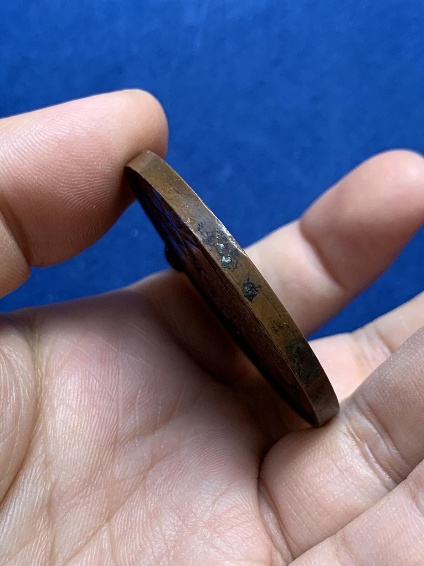 《竞宝斋》第438场 周日，周一，周二 3场连拍 （全场包邮） 法国1898年射击比赛纪念铜质奖章 50.9克 46.8mm