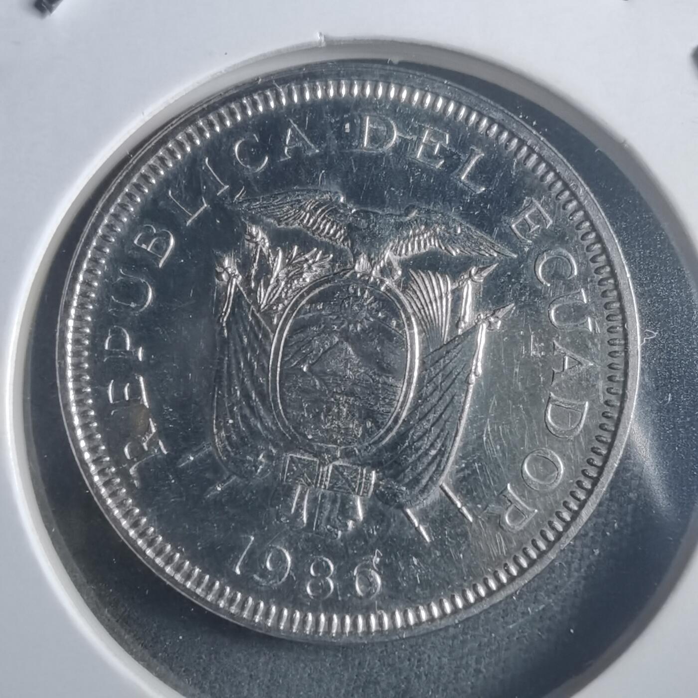 沼泽如烟--第904场 厄瓜多尔1986年1苏克雷