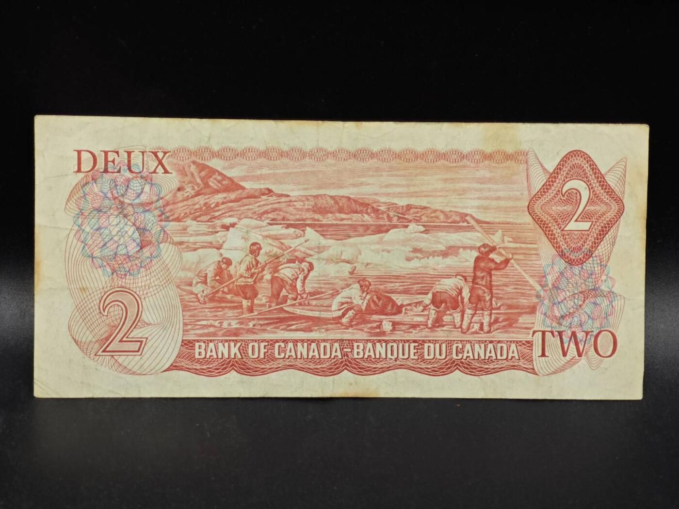 【淘币小摊】限时拍第八百拍  纸币场  满百包邮可预留两周  周一统一发货  加拿大1974年2元