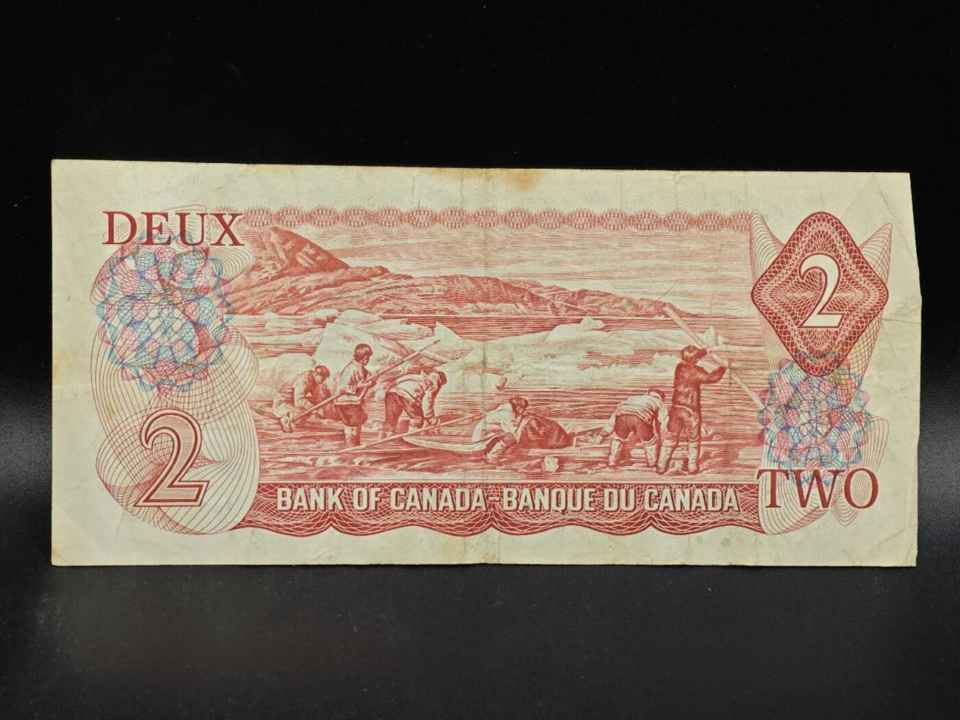 【淘币小摊】限时拍第八百拍  纸币场  满百包邮可预留两周  周一统一发货  加拿大1974年2元