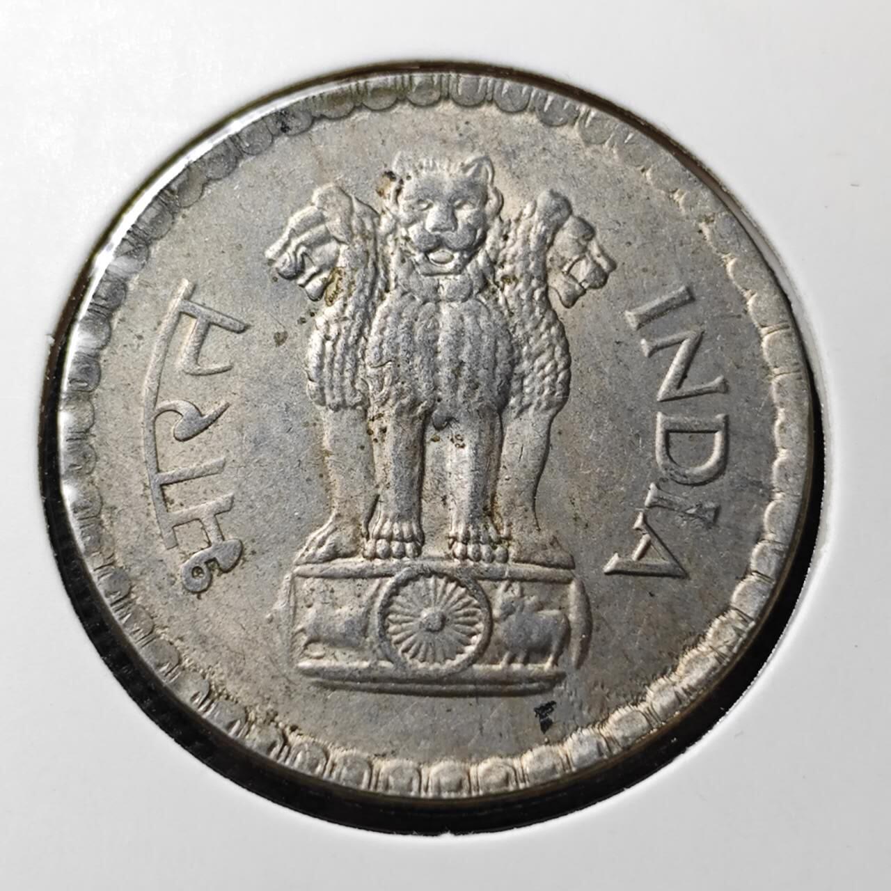 KK钱币收藏小铺  第372场  2月预留时间 周末发货  1981印度1卢比 大卢比