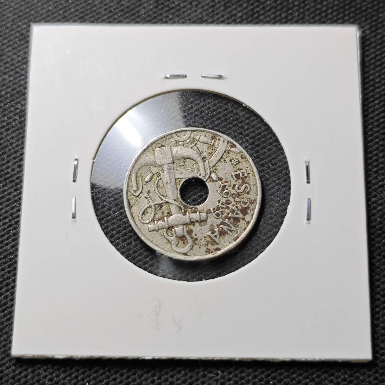 KK钱币收藏小铺  第371场  2月预留时间 周末发货  西班牙50比塞塔