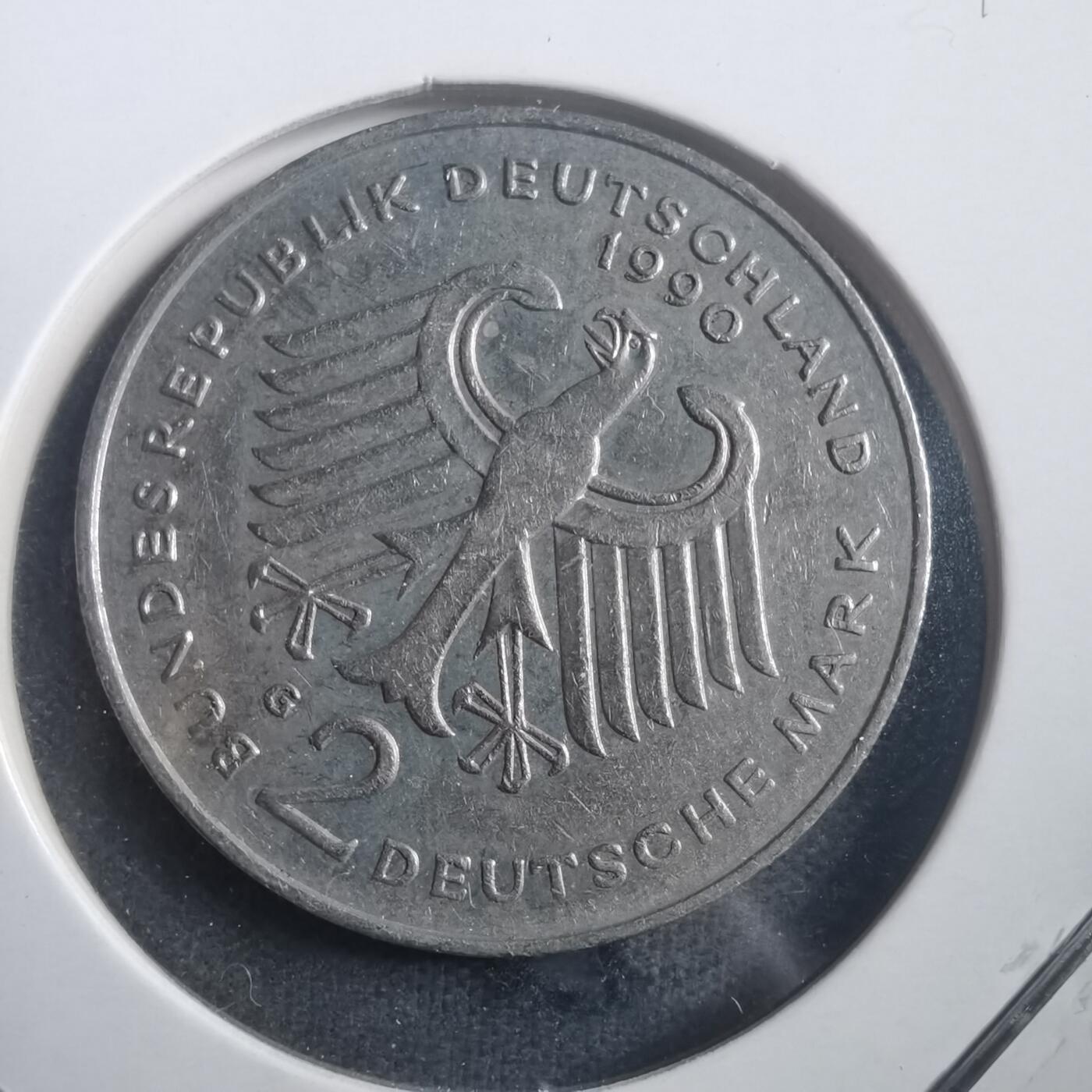 沼泽如烟--第904场 德国1990年2马克