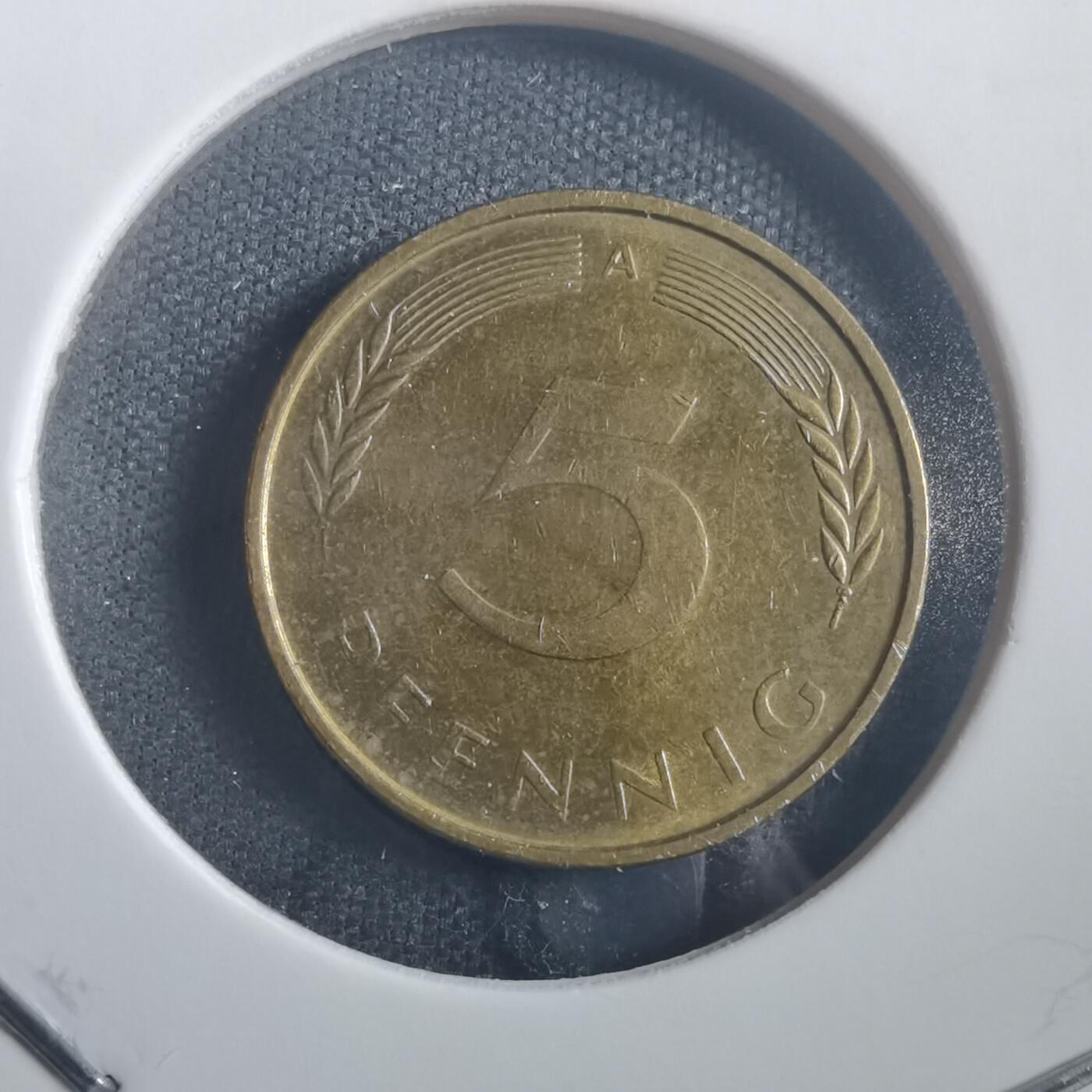 沼泽如烟--第904场 德国1990年5芬尼