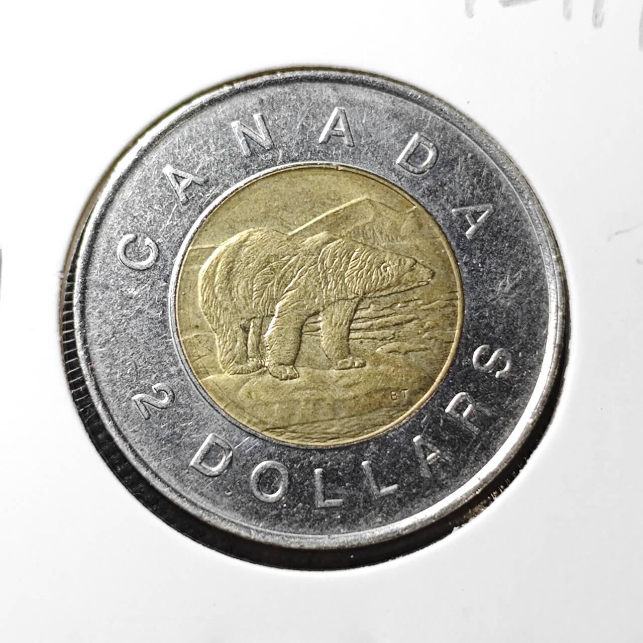 KK钱币收藏小铺  第372场  2月预留时间 周末发货  加拿大2元