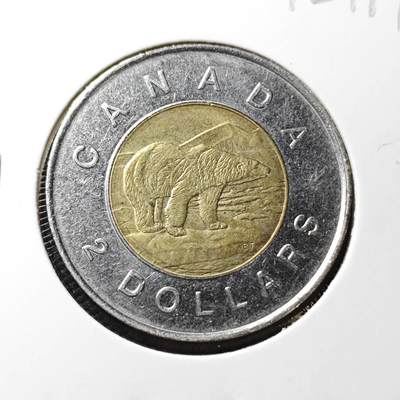 KK钱币收藏小铺  第372场  2月预留时间 周末发货 -  加拿大2元