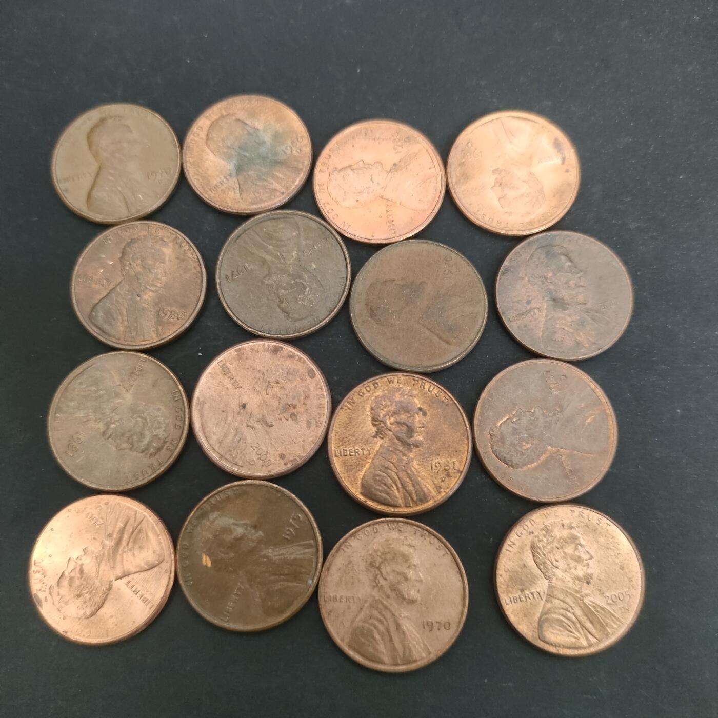 猩哥外币小铺➨【第202场】 一美分16个