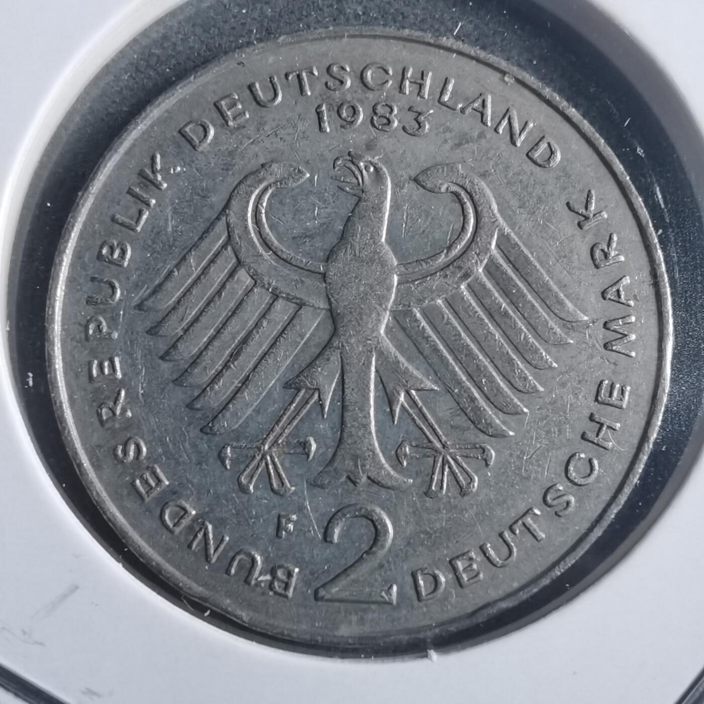 沼泽如烟--第904场 德国1983年2马克