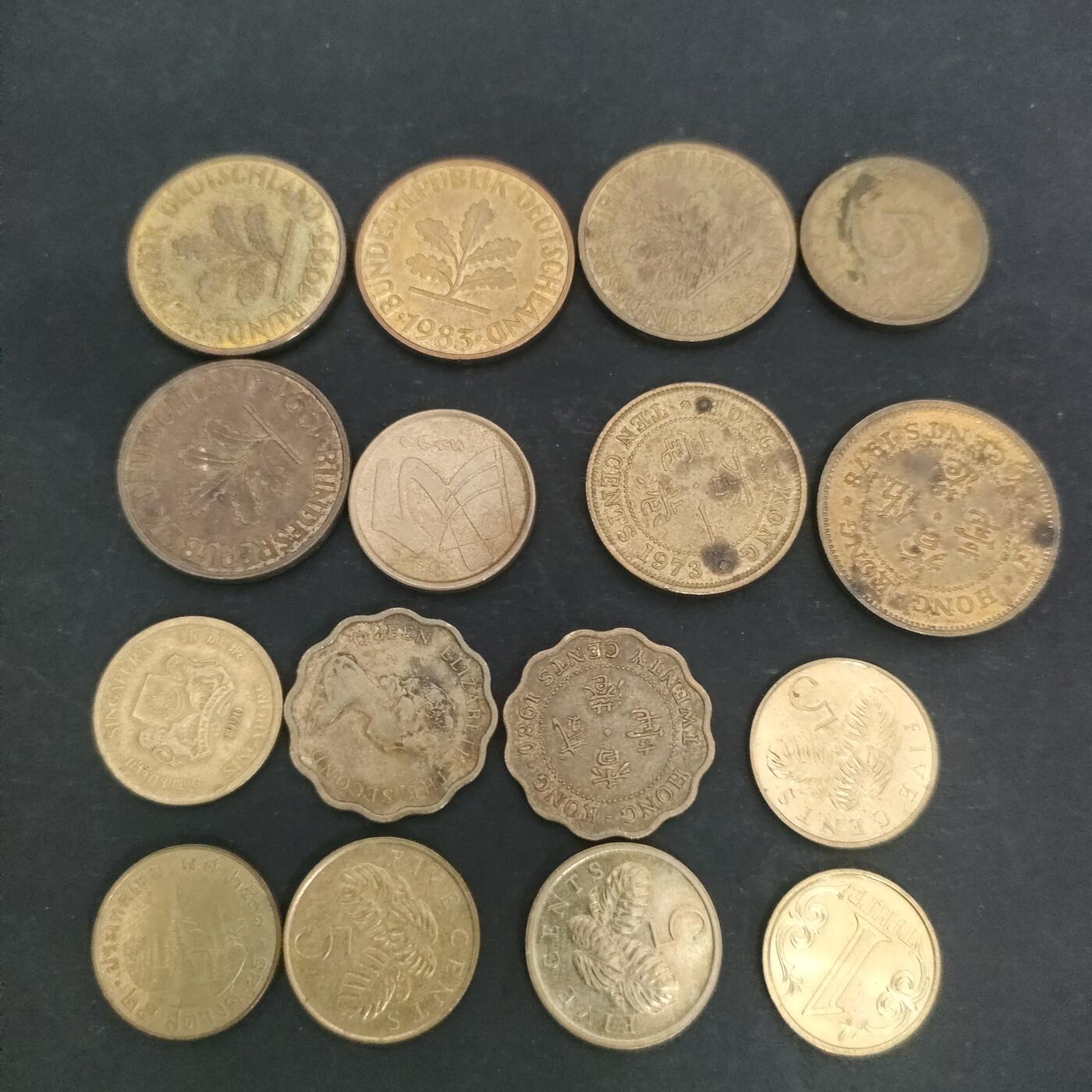 猩哥外币小铺➨【第202场】 钱币16个