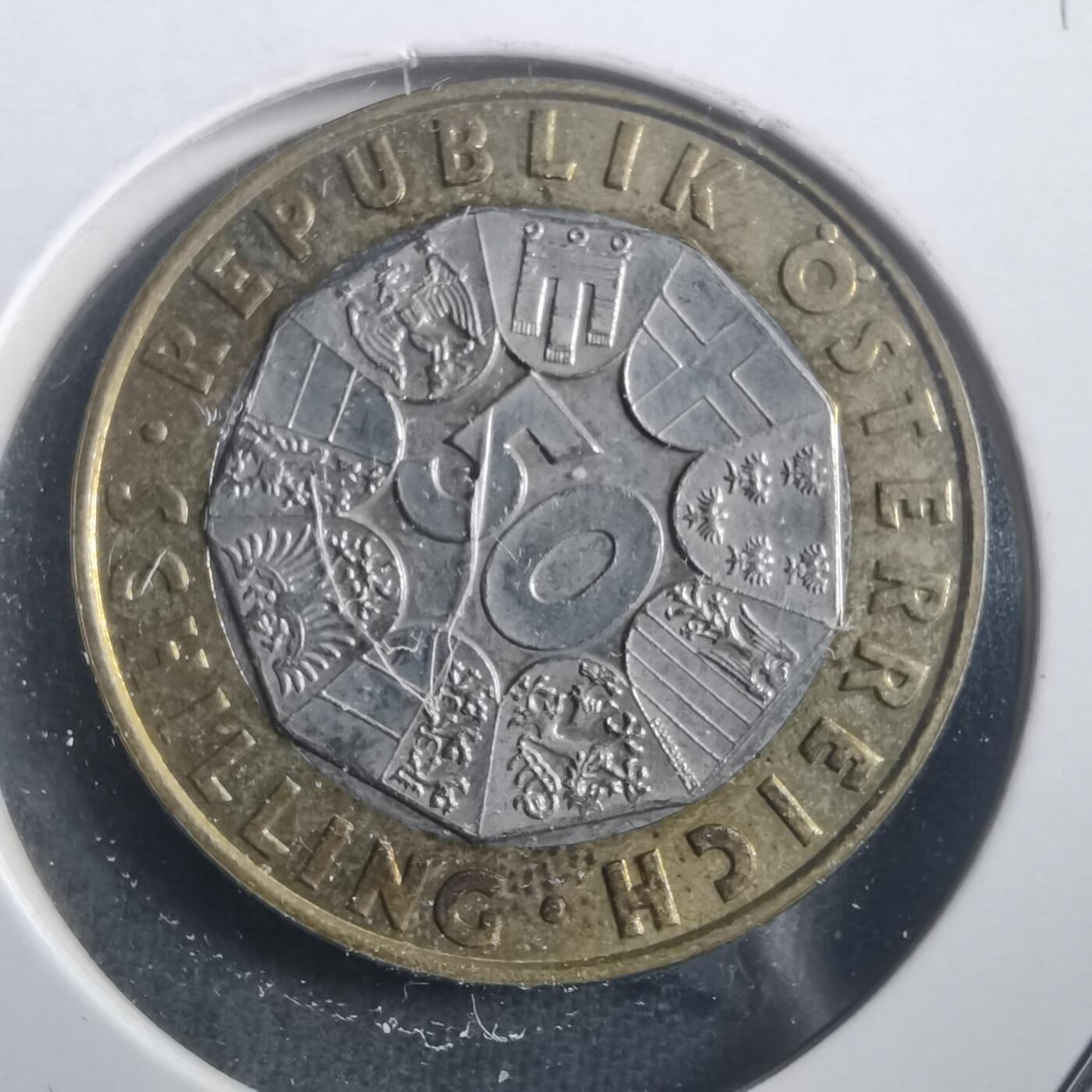 沼泽如烟--第904场 奥地利1996年50先令纪念币