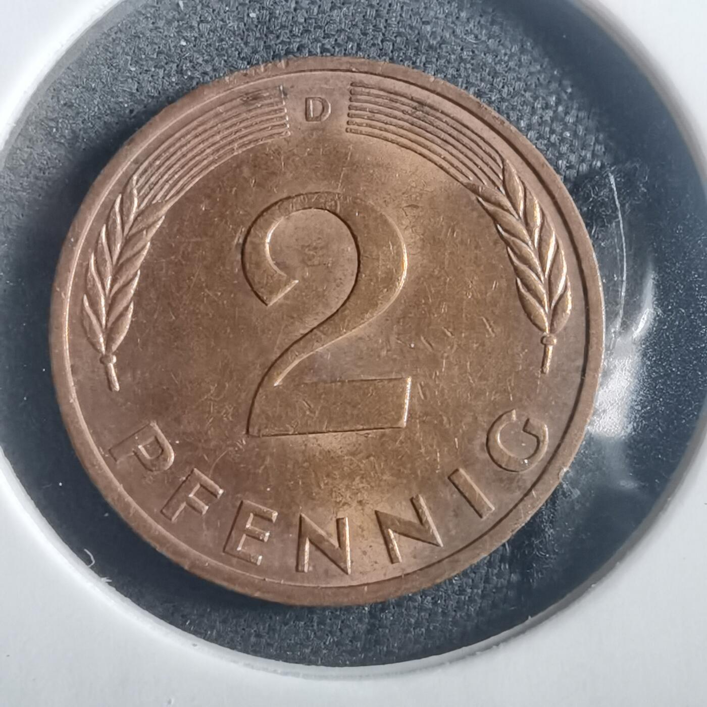 沼泽如烟--第904场 德国1982年2芬尼