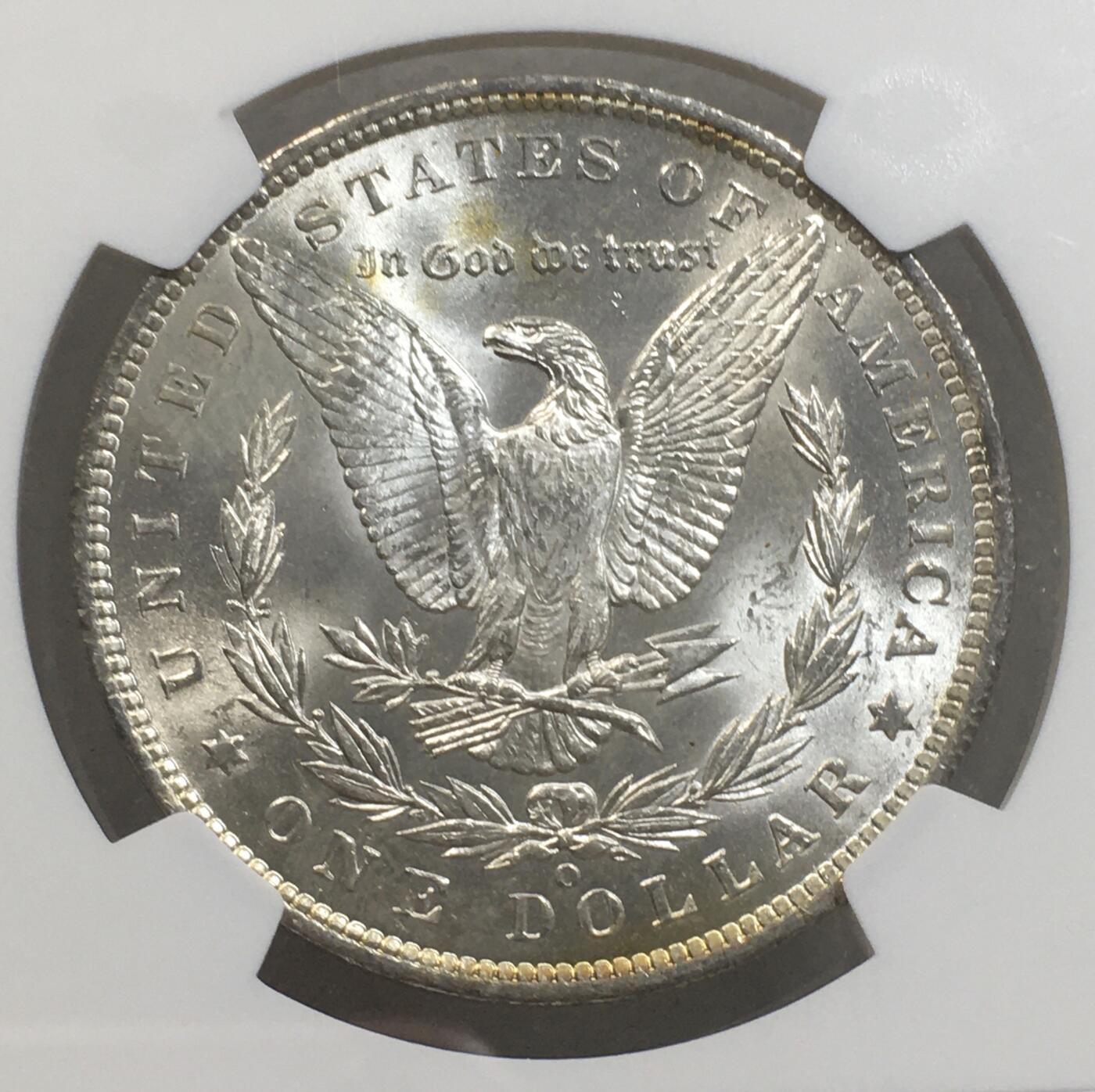 世界钱币专场拍卖 每周二开拍 NGCMS62美国1885年O版摩根女神一美元银币