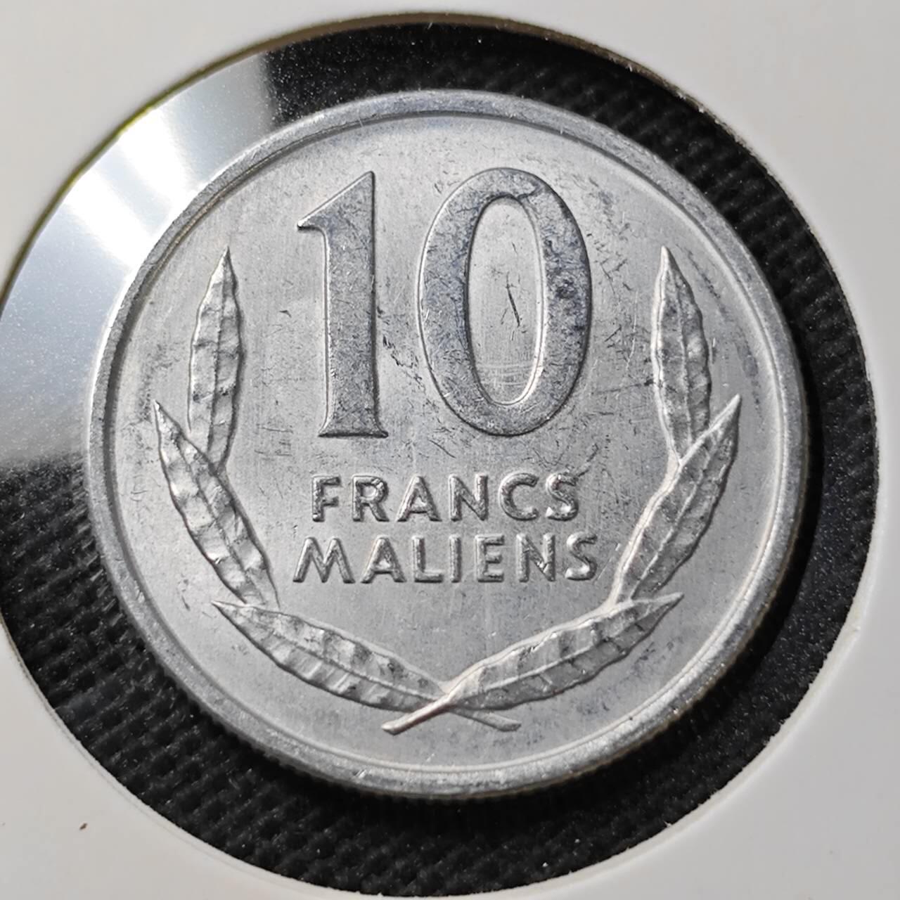 KK钱币收藏小铺  第372场  2月预留时间 周末发货  1961马里10分