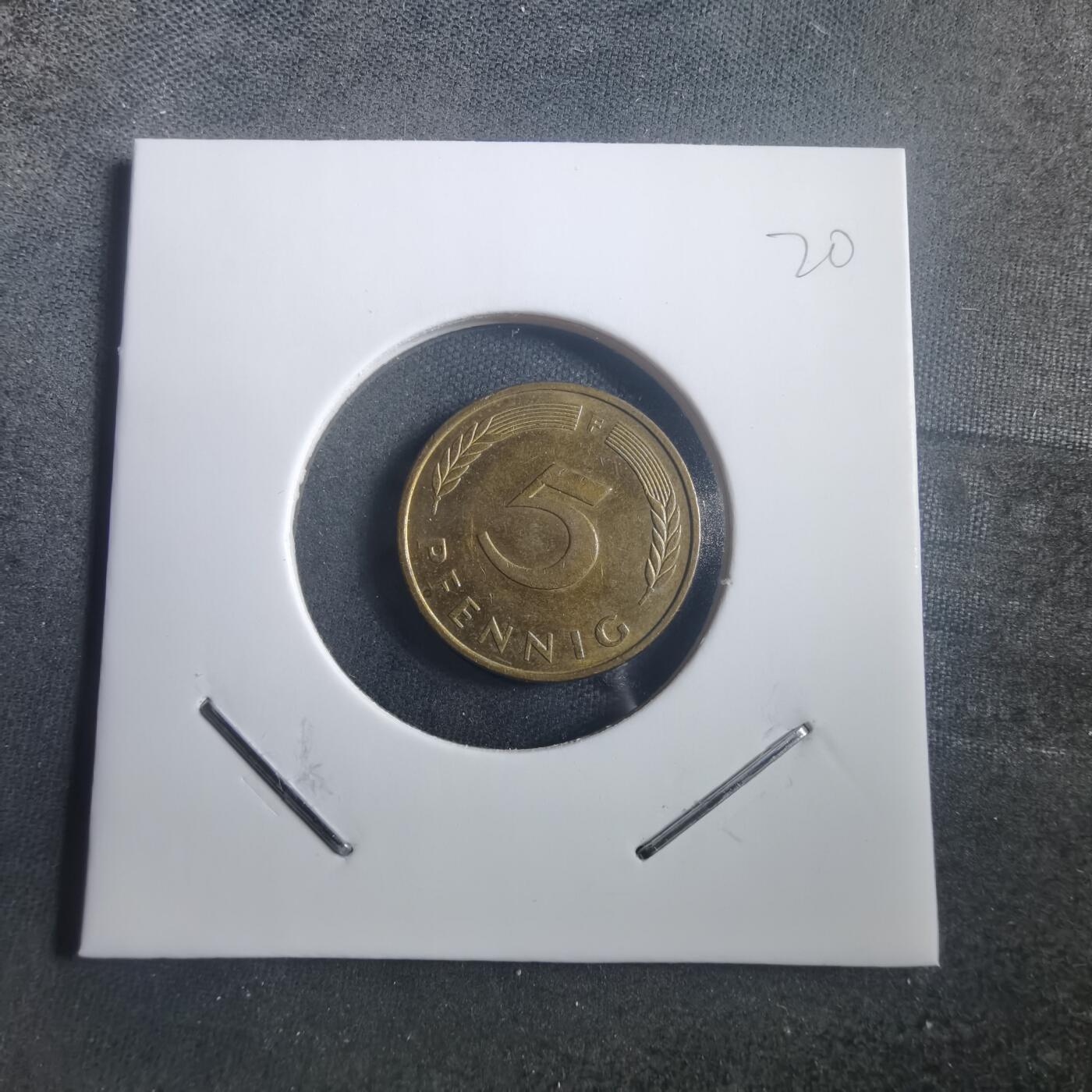 沼泽如烟--第904场 德国1991年5芬尼