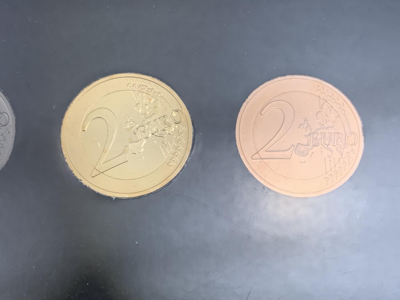 《竞宝斋》第438场 周日，周一，周二 3场连拍 （全场包邮） 德国 2012年 天鹅堡 2欧 镀4种贵金属 册装 非常少见品种 细节见图