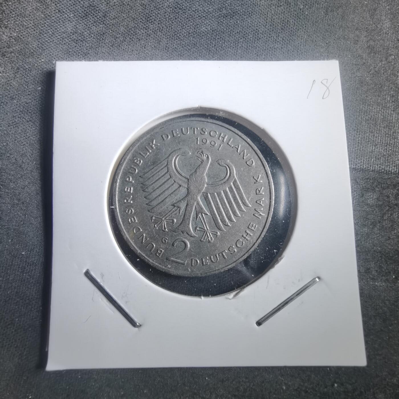 沼泽如烟--第904场 德国1991年2马克