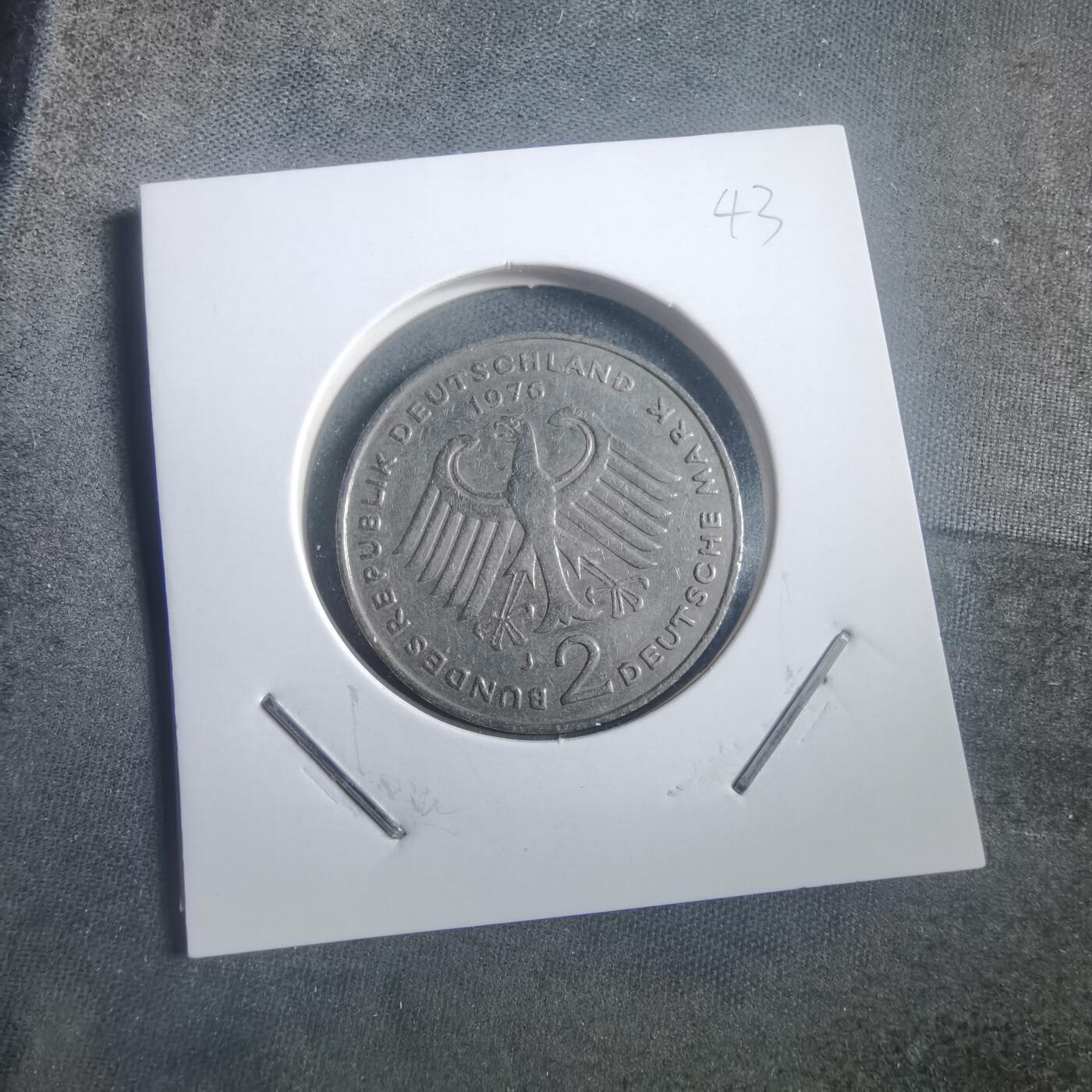 沼泽如烟--第904场 德国1976年2马克