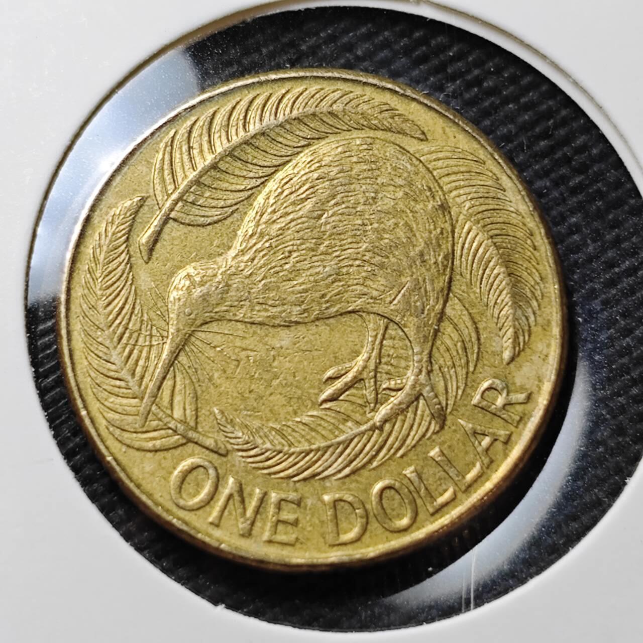 KK钱币收藏小铺  第372场  2月预留时间 周末发货  新西兰1元