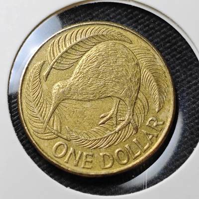 KK钱币收藏小铺  第372场  2月预留时间 周末发货 -  新西兰1元