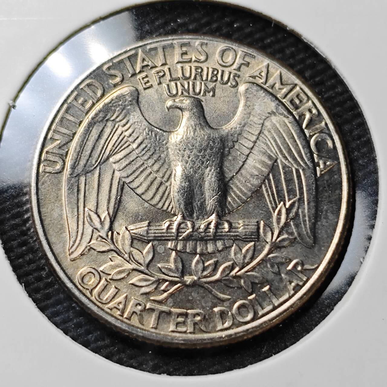 KK钱币收藏小铺  第372场  2月预留时间 周末发货  1990美国25分 好品