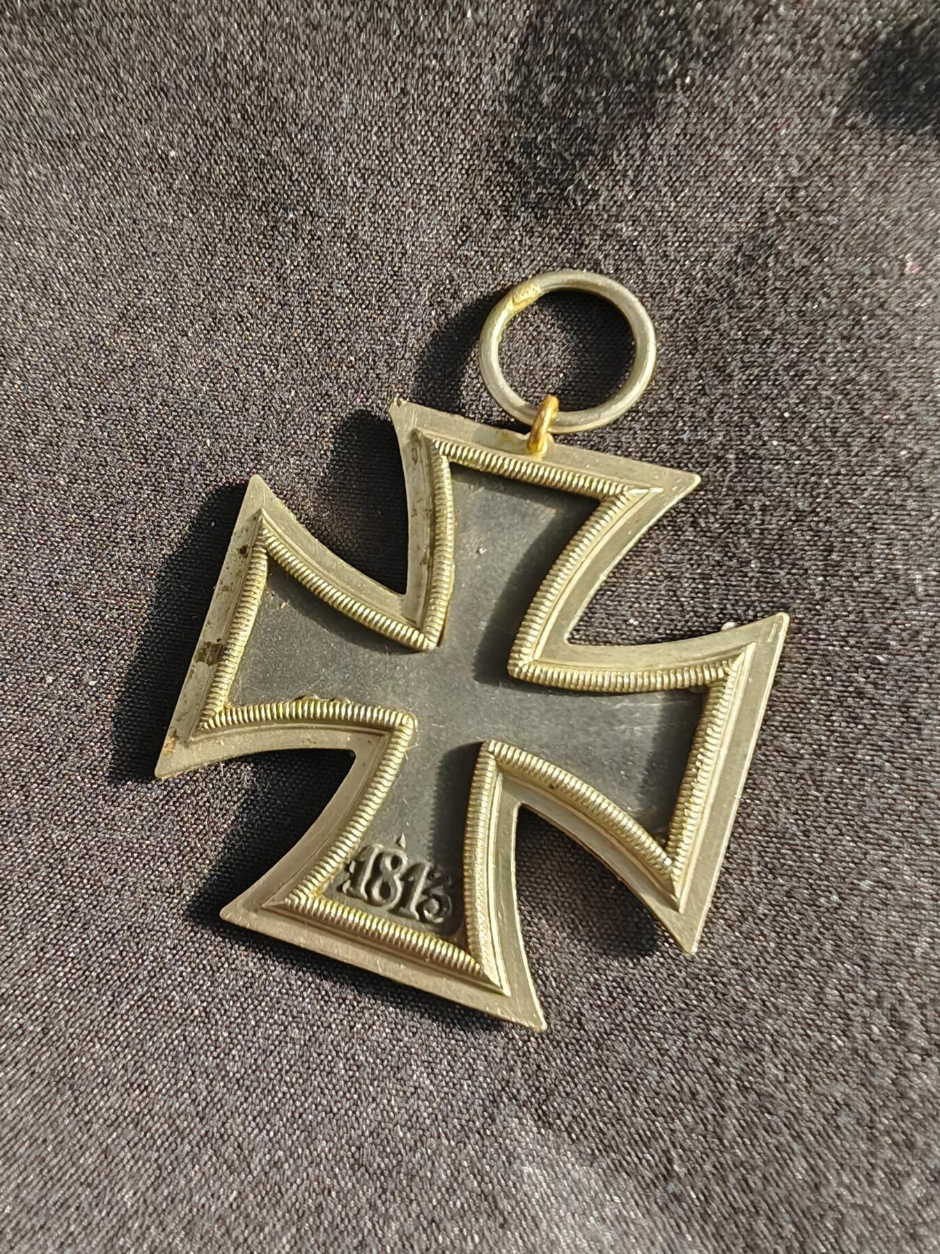 时顺第二十五拍 德国二级铁十字，林茨方向出土修复，品相差