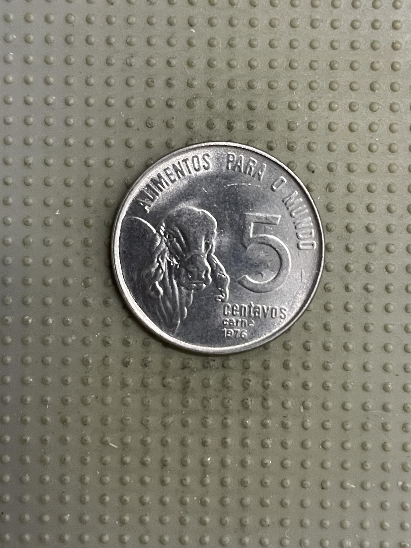 2025年第118场各国散币拍卖（总第118场） 巴西1976年5分FAO纪念币