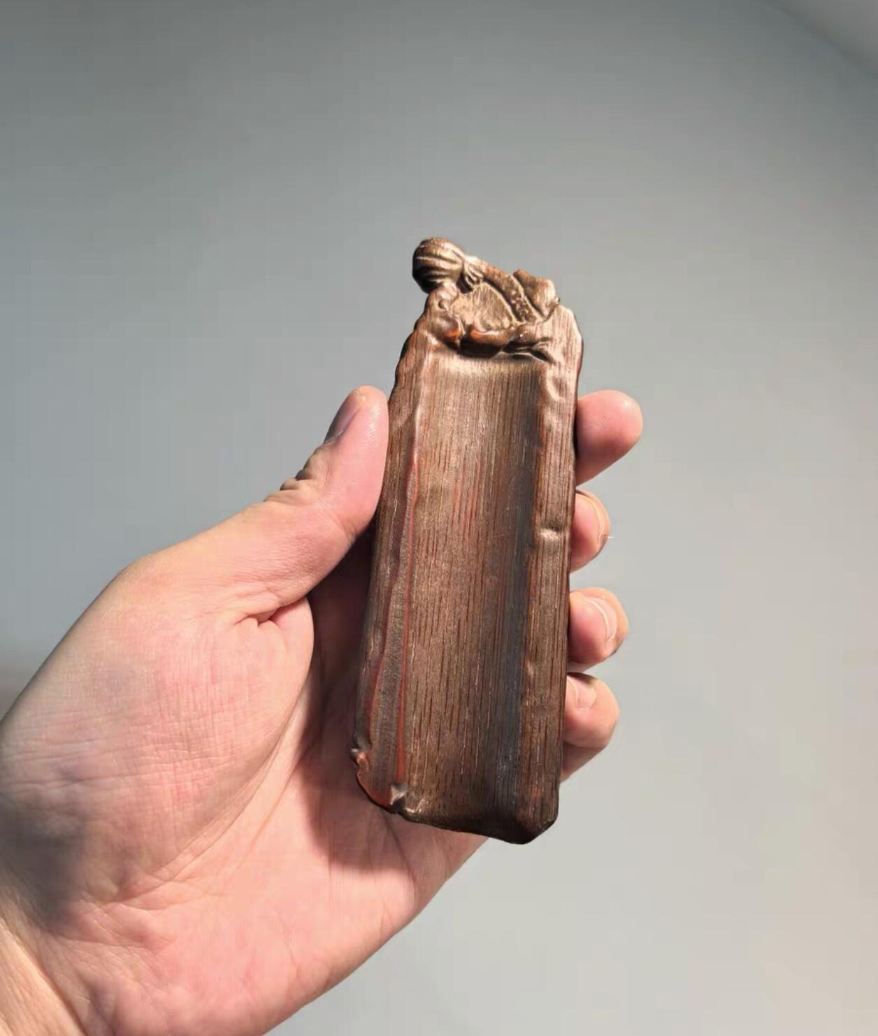 兰馨堂古玩杂项专场 竹雕竹铲摆件