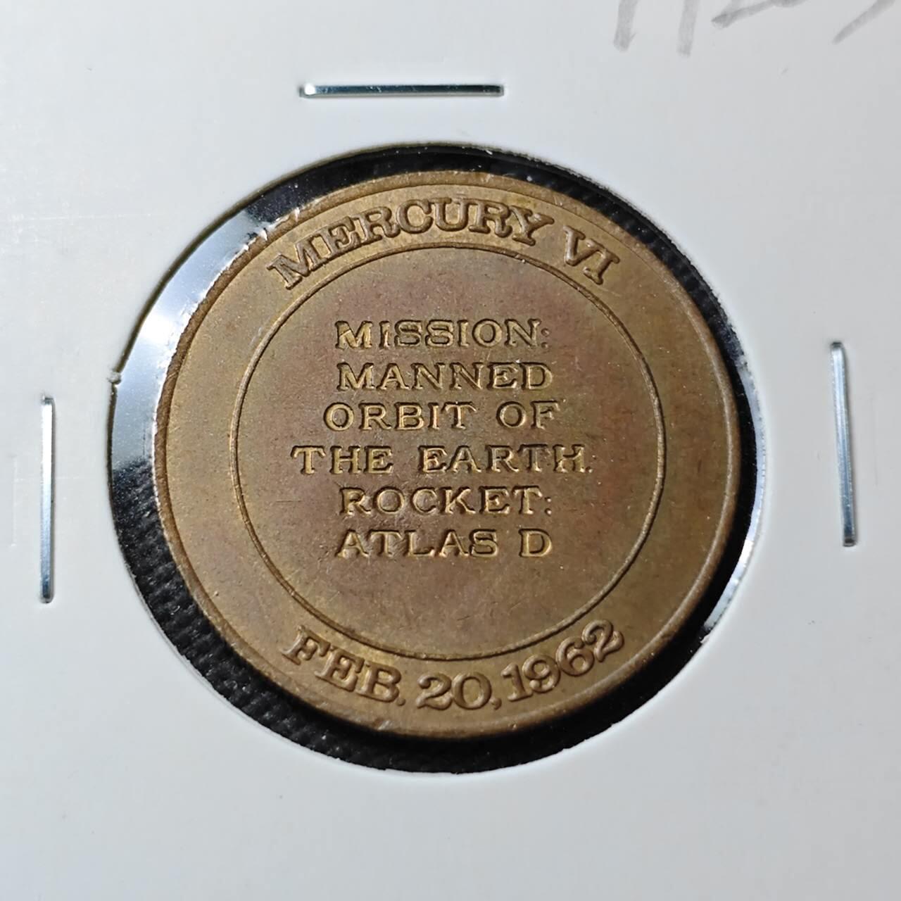 KK钱币收藏小铺  第371场  2月预留时间 周末发货  美国航天纪念章