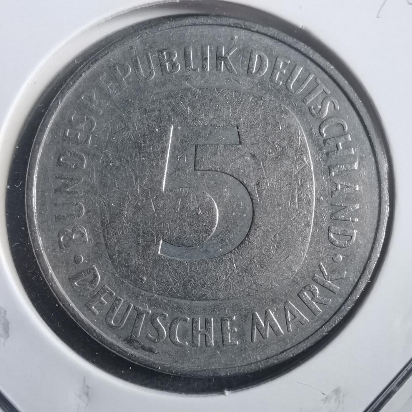 沼泽如烟--第904场 德国1982年5马克