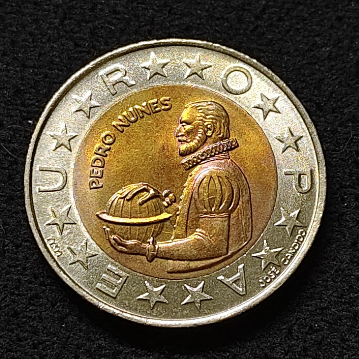 【全场包邮】纯粹捡漏拍478场（免费代拍第15场） 葡萄牙1990年100埃斯库多佩德罗·努涅斯双色币