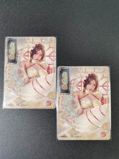 NO.15 好又多金牌大场，双11狂欢继续！每周一站式配齐，方便凑单！（周6晚8点截拍，卖家送拍0抽成！） - （人间传第1弹）燎原人间传 刷子 第1弹武媚娘 服饰一对——幻彩普卡工艺