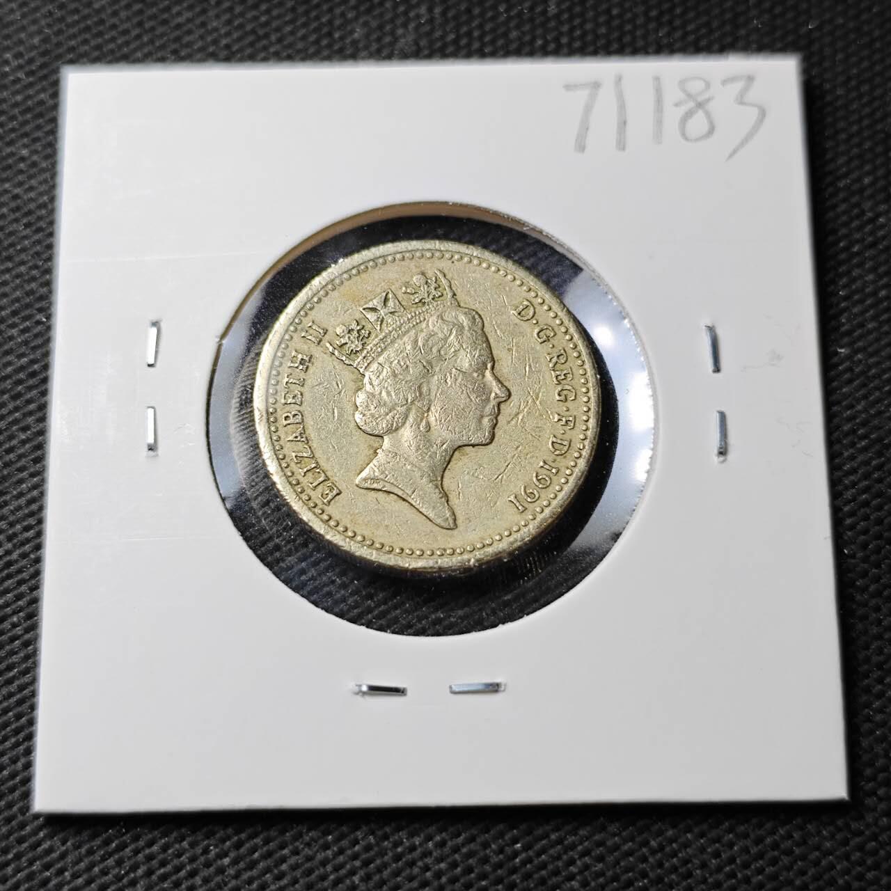 KK钱币收藏小铺  第371场  2月预留时间 周末发货  英国1镑