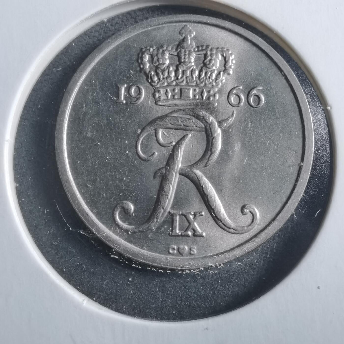 沼泽如烟--第906场 丹麦1966年25欧尔