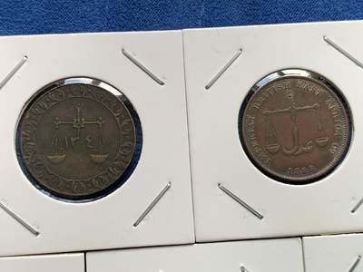 《竞宝斋》第438场 周日，周一，周二 3场连拍 （全场包邮） 八枚一组 德国日本民国半圆桑给巴尔蒙巴萨 细节见图